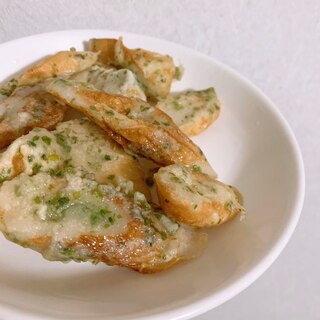 ちくわと魚肉ソーセージの磯辺揚げ